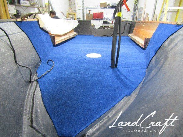 Rally boat restoration in process