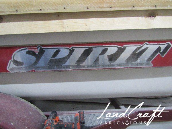 Spirit boat original side decal