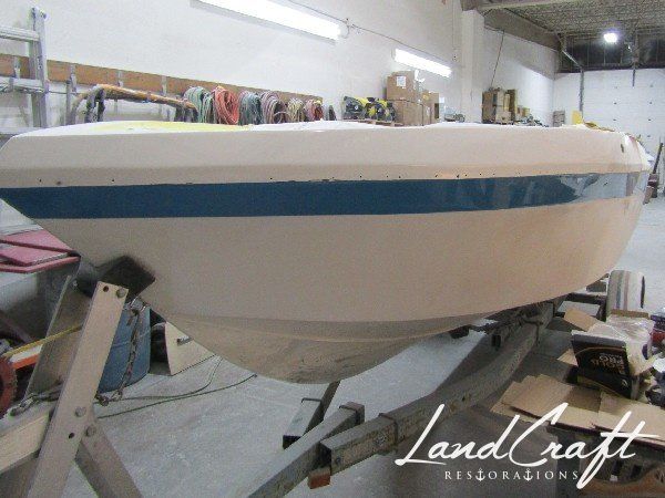 Rally boat restoration in process