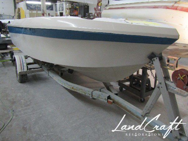 Rally boat restoration in process