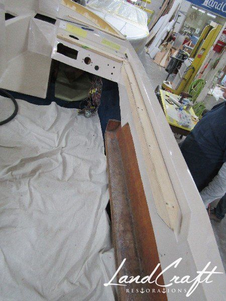 Rally boat restoration in process