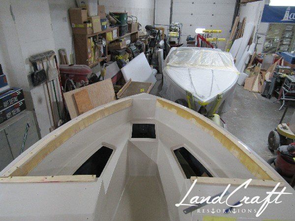 Rally boat restoration in process