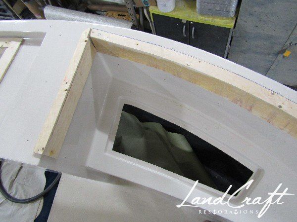 Rally boat restoration in process