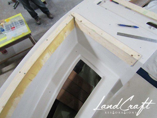 Rally boat restoration in process