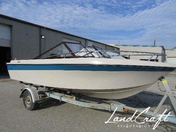 Rally boat restoration in process