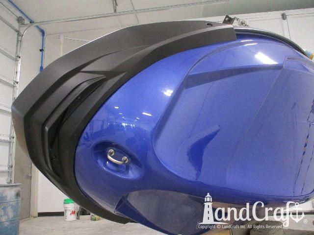 Sea Doo personal watercraft after repair and refinishing