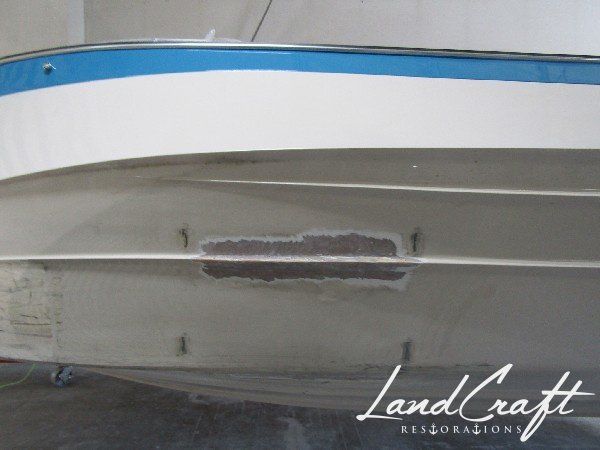 Rally boat restoration in process