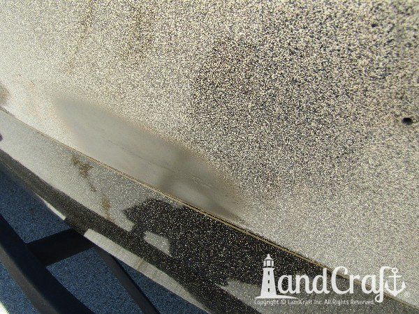 Improper prior repair brought in for a proper metalflake repair