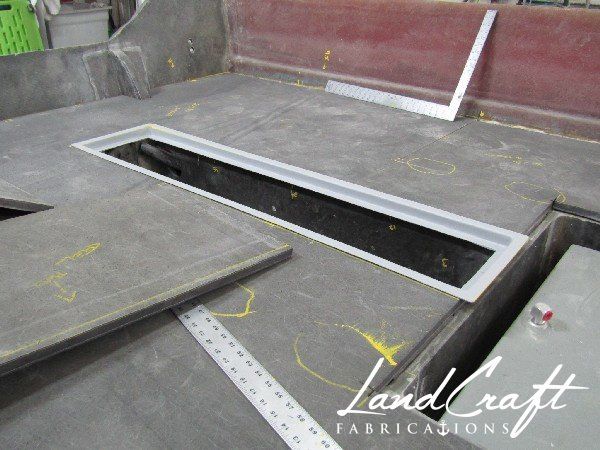 Spirit boat hull deck structural reconstruction in process