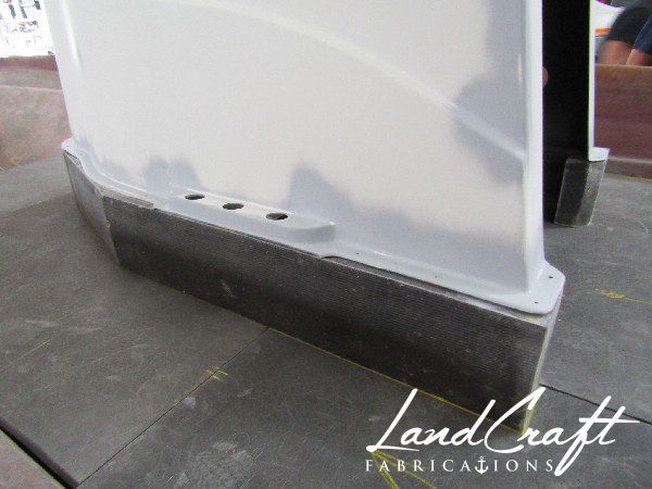 Spirit boat center console repair and custom fabrication in process