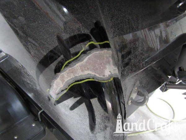 Factory defect air voids getting repaired