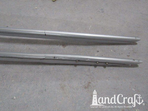 Crownline boat aluminum window frame getting custom fabricated