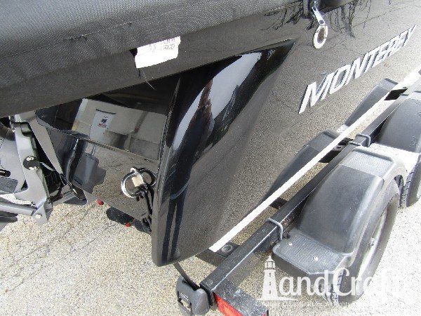 Factory defect air voids repaired and refinished in gelcoat