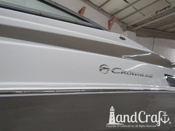 Completed Crownline boat structural fiberglass and gelcoat repairs