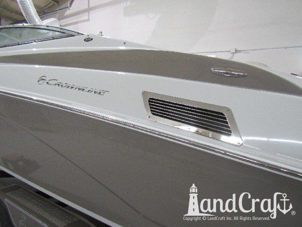 Completed Crownline boat structural fiberglass and gelcoat repairs