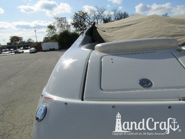 Completed Crownline boat structural fiberglass and gelcoat repairs
