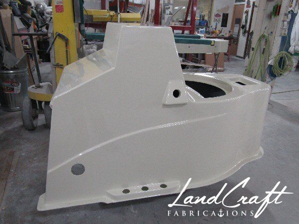 Spirit boat custom fabrication and composite reconstruction in process