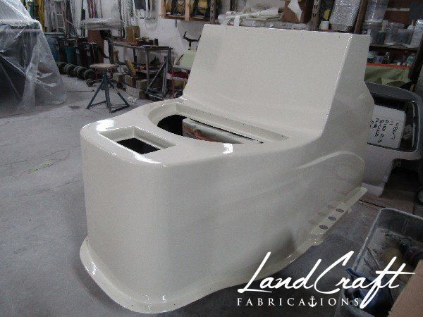 Spirit boat custom fabrication and composite reconstruction in process