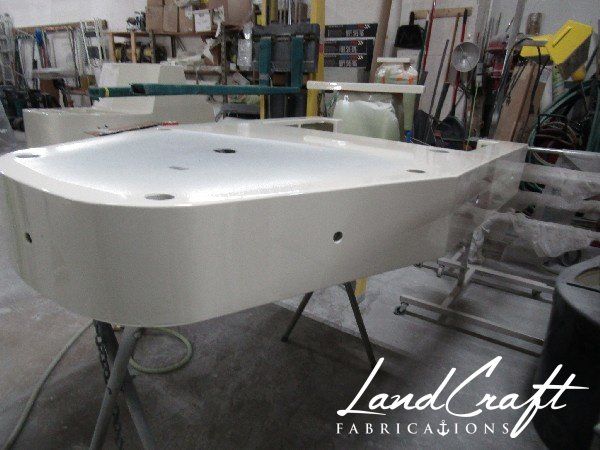 Spirit boat custom fabrication and composite reconstruction in process