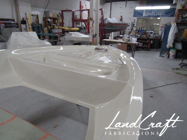 Spirit boat custom fabrication and composite reconstruction in process