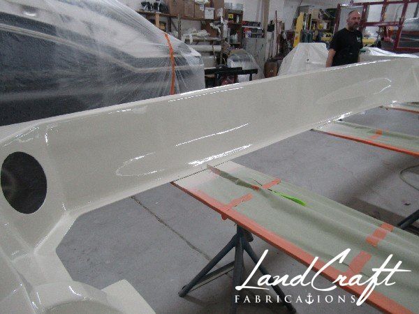 Spirit boat custom fabrication and composite reconstruction in process
