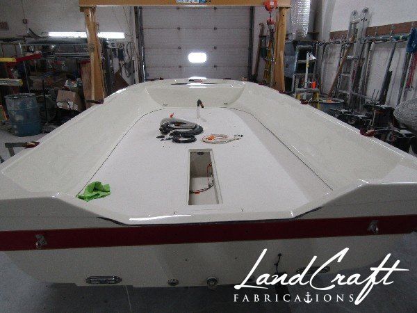 Spirit boat custom fabrication and composite reconstruction in process