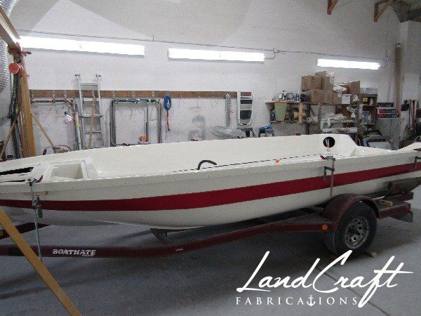 Spirit boat custom fabrication and composite reconstruction in process