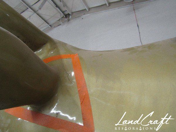 Top Cow statue fiberglass damage