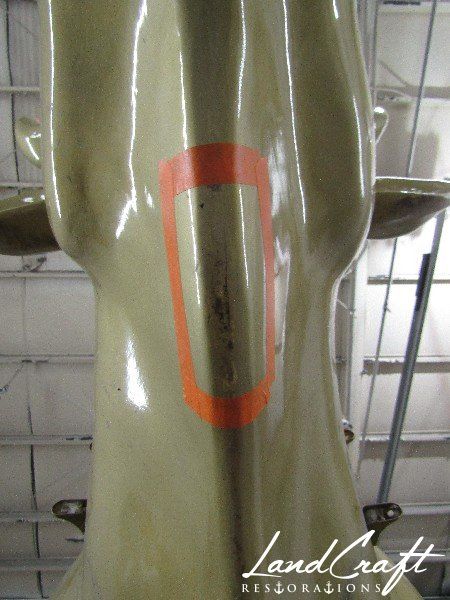 Top Cow statue fiberglass damage