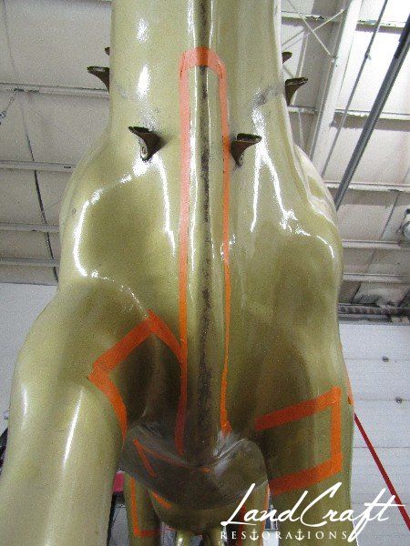 Top Cow statue fiberglass damage