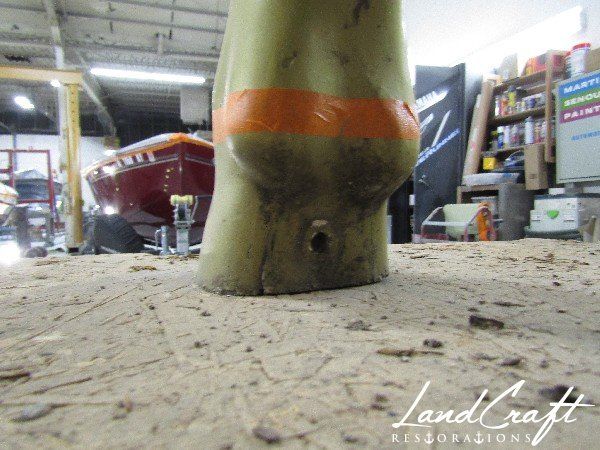 Top Cow statue fiberglass damage