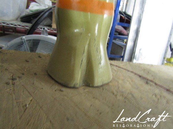 Top Cow statue fiberglass damage