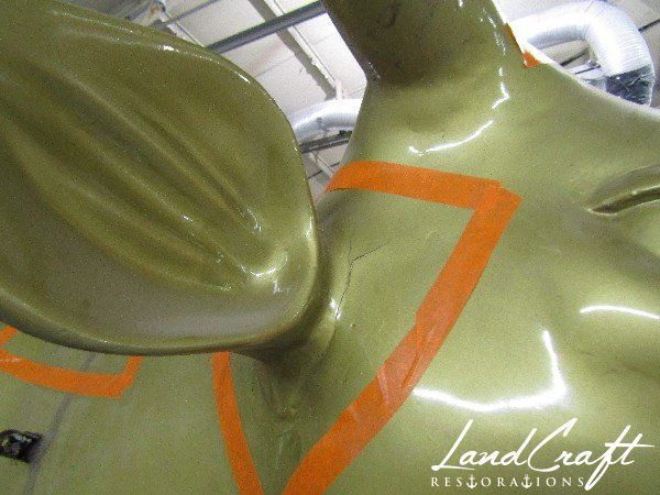 Top Cow art piece statue fiberglass structural damage