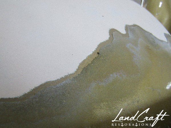 Top Cow art piece statue fiberglass structural repairs in process