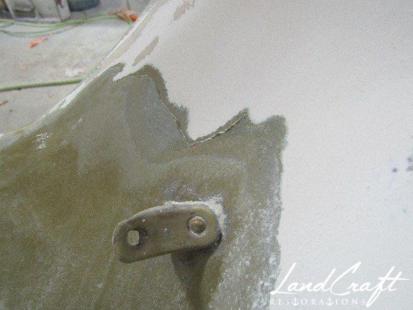 Top Cow art piece statue fiberglass structural repairs in process