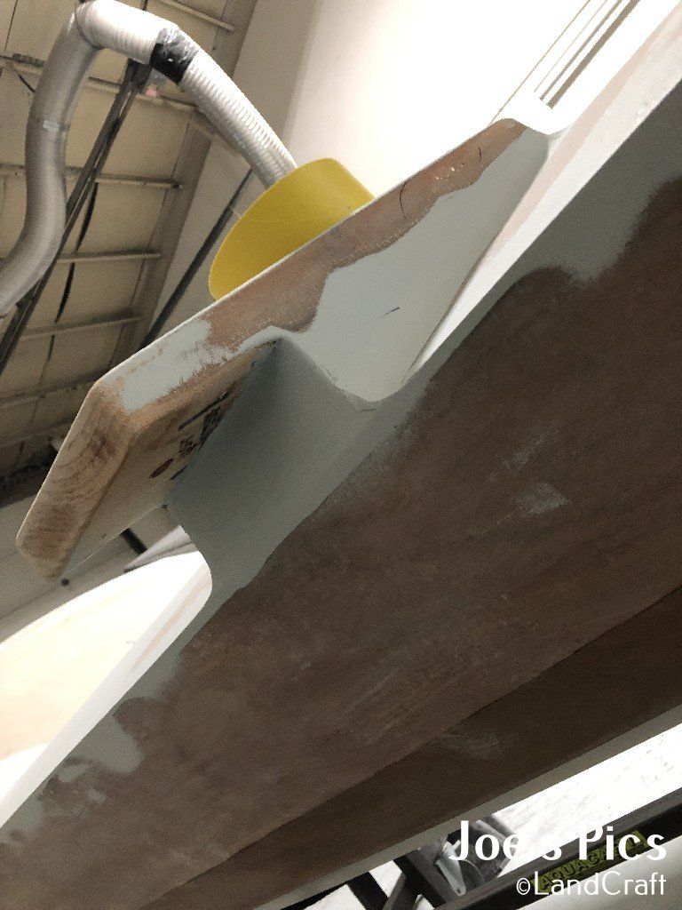 Shape work is being done by LandCraft on the Row4Kids boat