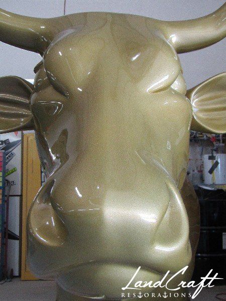 Top Cow art piece statue that has been fully restored structurally and refinished in custom color matched paint