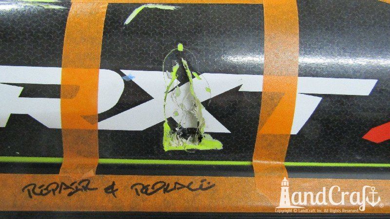 Sea Doo personal watercraft with hole damage