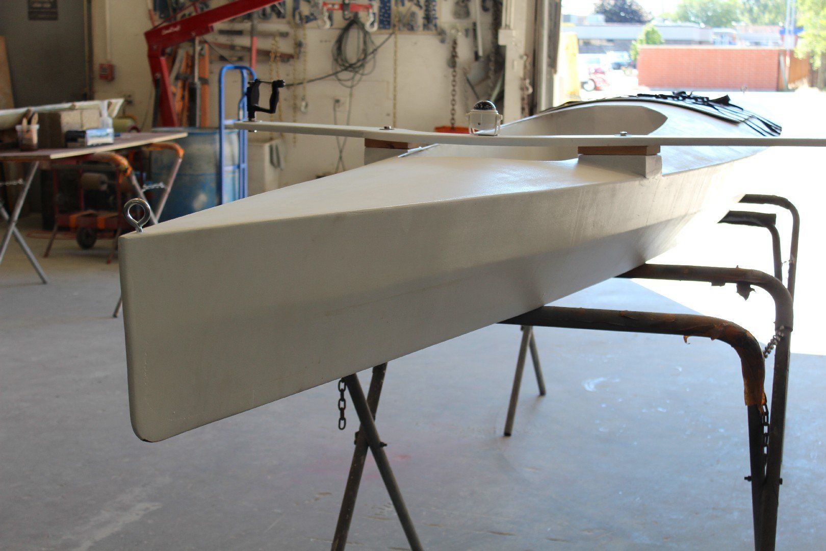 2016 Row4aCure boat before refinishing by LandCraft