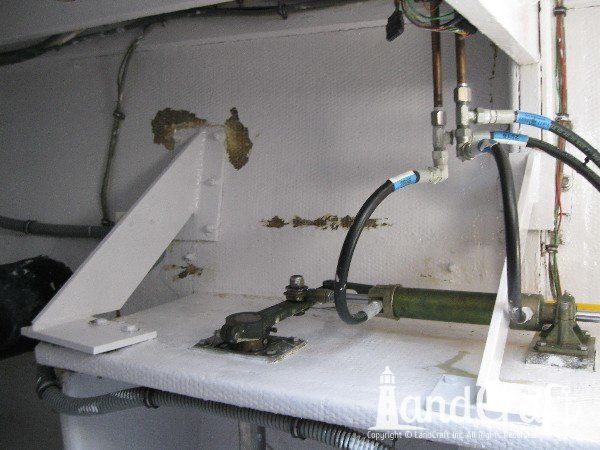 Seadog commercial passenger vessel with structural damage