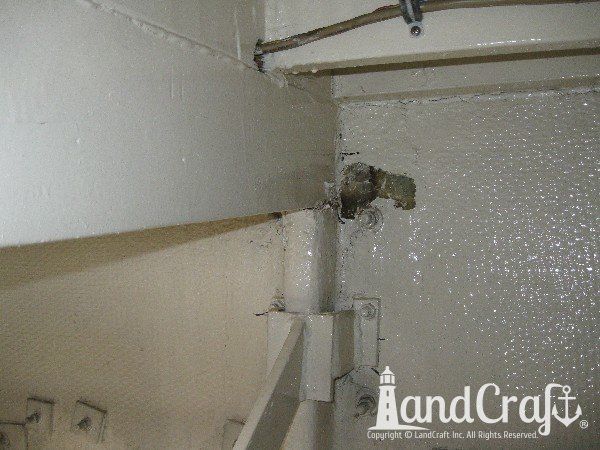 Seadog commercial passenger vessel with structural damage