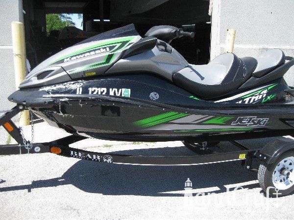 Kawasaki Jet Ski with severe structural damage