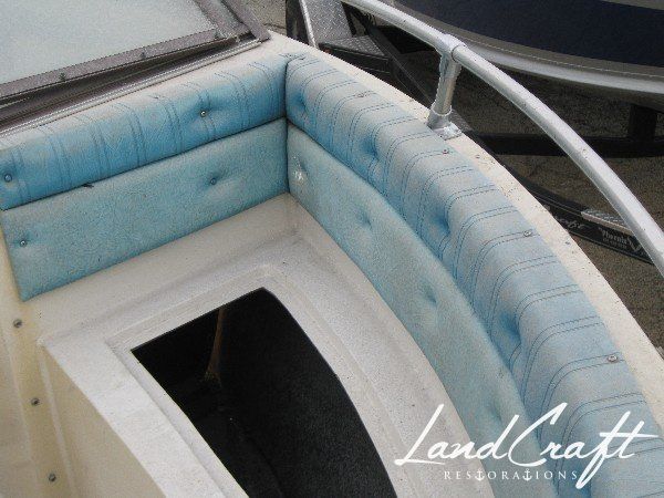 Rally boat before complete restoration