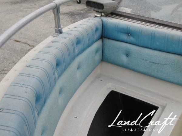 Rally boat before complete restoration