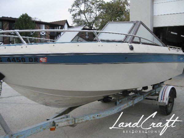 1978 Rally boat before restoration