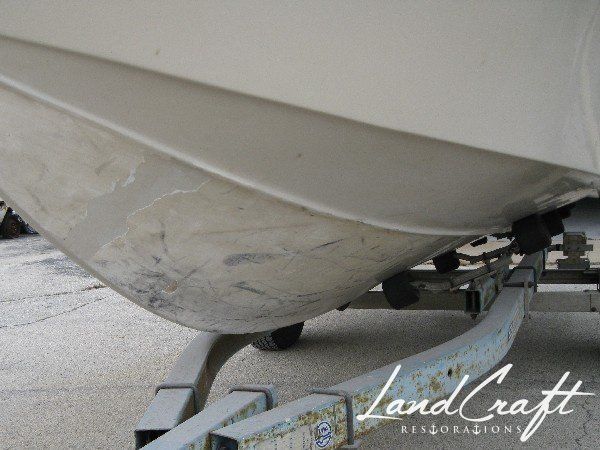 Rally boat before complete restoration