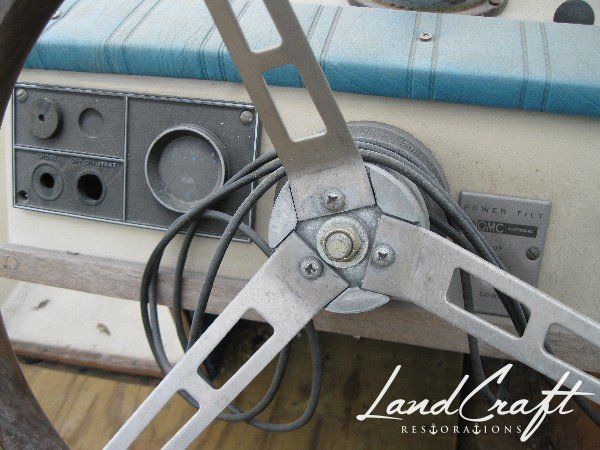 Rally boat before complete restoration