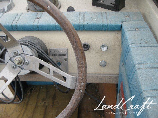 Rally boat before complete restoration