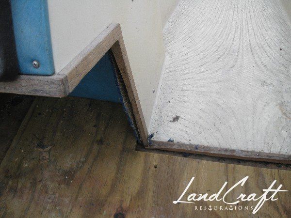 Rally boat before complete restoration