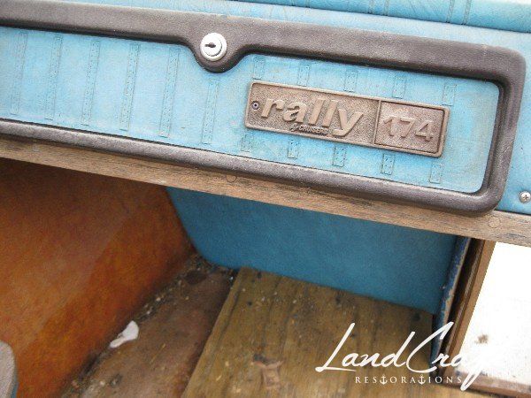 Rally boat before complete restoration